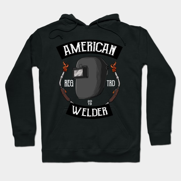 American Welder Hoodie by damnoverload